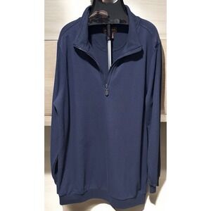 Oak Hill Country Club 1/4 Zip Pullover Multi Media Sweater Jacket Levelwear 1XLT